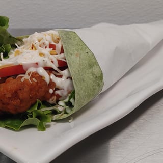 Buffalo Chicken Strip Wrap & Fries