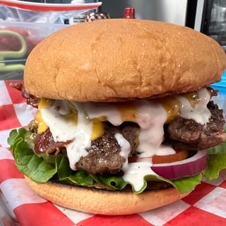 Bacon Ranch Cheeseburger & Fries