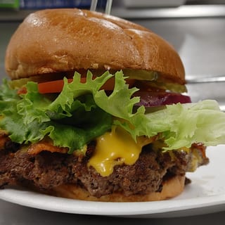 Bacon Cheeseburger & Fry