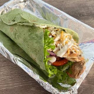 Grilled Chicken Wrap & Fry